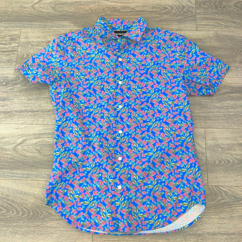 Bonobos Slim Fit Short Sleeve Dress Shirt